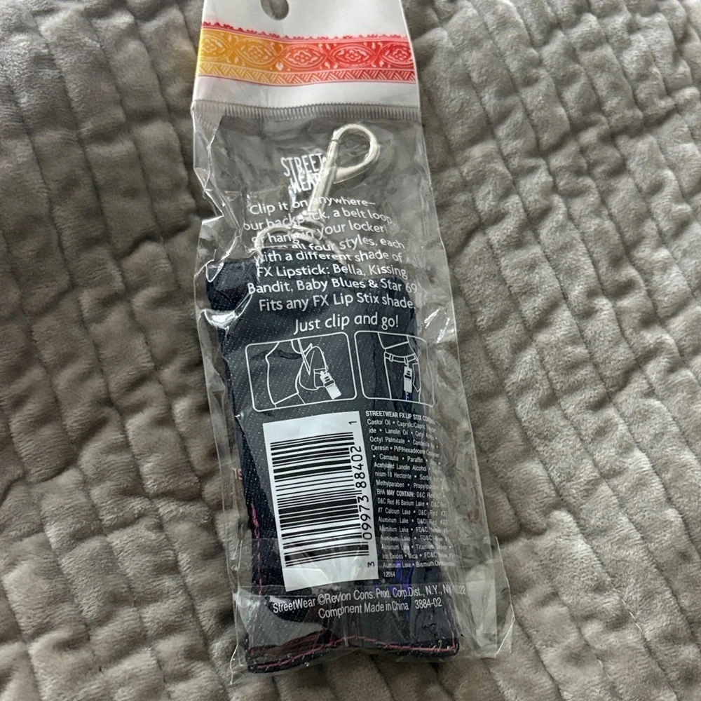 Black Lip Balm Holder with Keychain